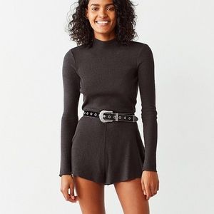 Urban Outfitters Out From Under Felicity cozy ribbed open back romper